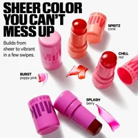 Milk Makeup New Blush Stick Cooling Water Jelly Jelly Blush Stick Lip Balm 2 in 1 Multi-color Makeup 2