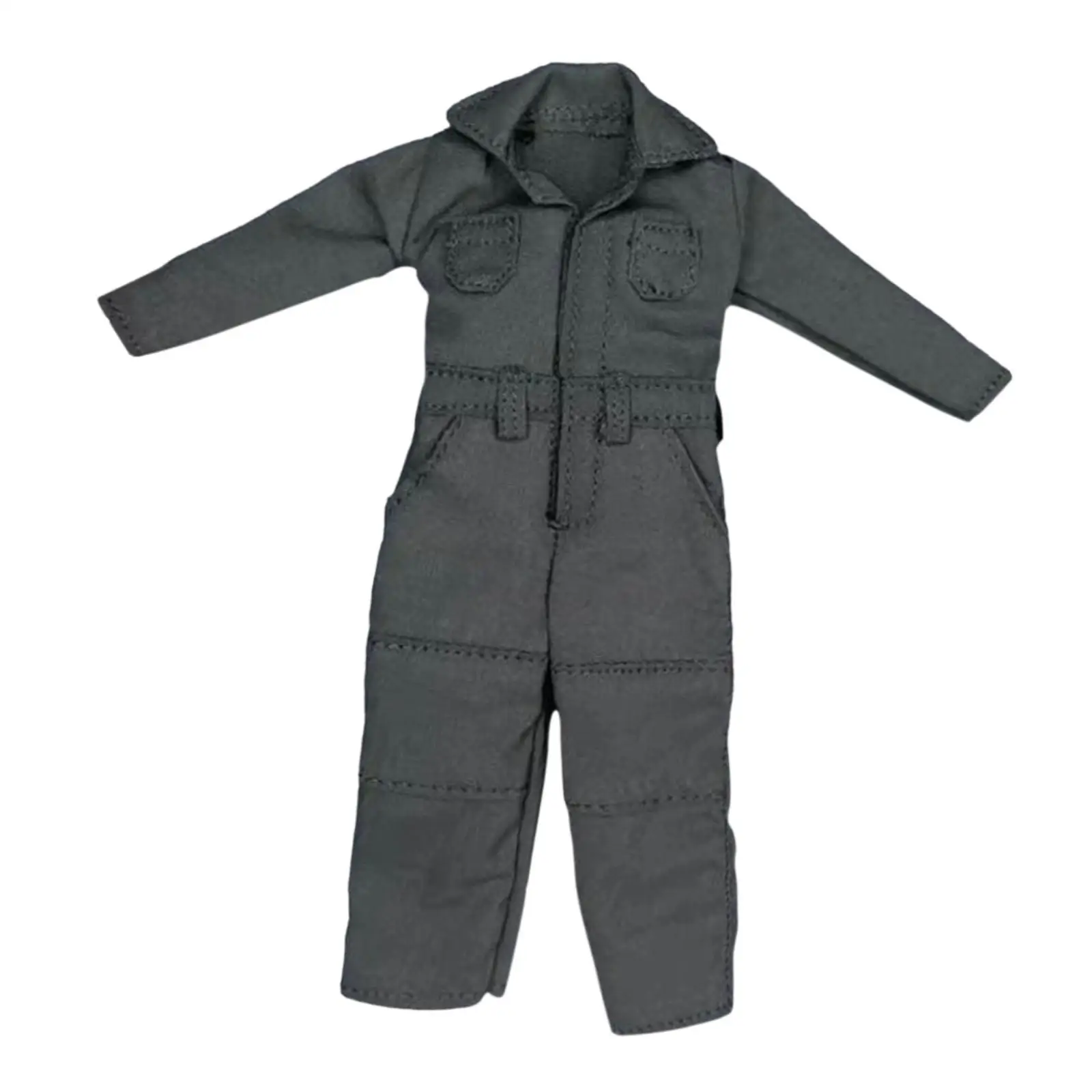 1/12 Scale Jumpsuit Handmade Action Figures Coveralls for Club Show Bedroom