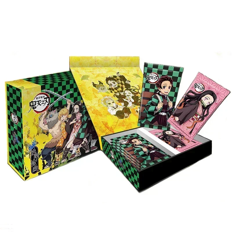 New Demon Slayer Cards The other shore reincarnation Tanjirou Nezuko Anime Figure GX SZR Rare Collectible Card Kids Gift Toy images - 6