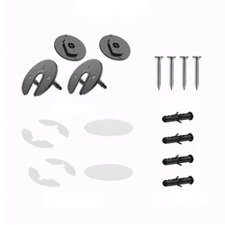 Universal Rotatable Tablet and Device Wall Mount Holder (Black)