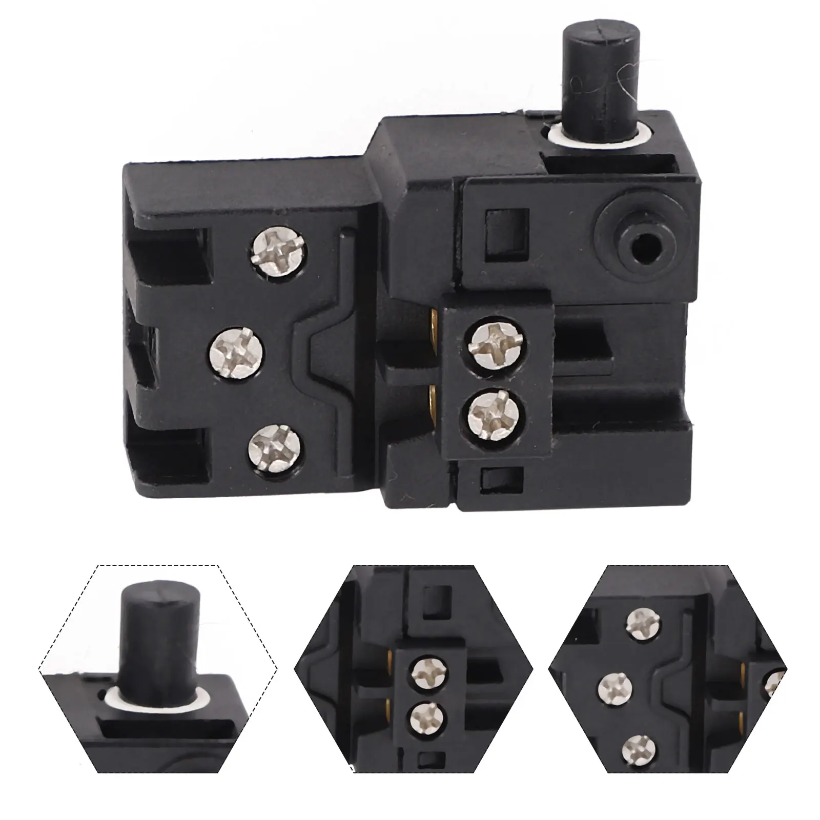 

Replacement Trigger Switch For 5903r 5903 5603r 5143r Circular Saw Smooth Operation Black Color Enhanced Performance