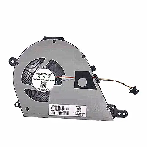 

Laptop CPU Cooling Fan for HP Chromebook 15-DE 15-DE0003NA 15-de0517wm TPN-C140 Series L54807-001 EG50040S1-CH70-S9A