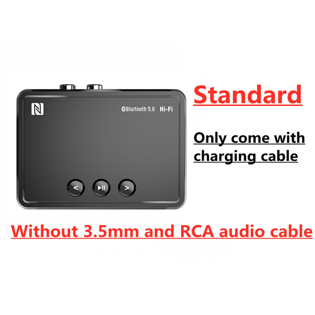 5.0 Receiver APP and IR Control AUX 3.5mm U Disk Stereo NFC Wireless Adapter For Wired Speaker Car Audio Transmitter