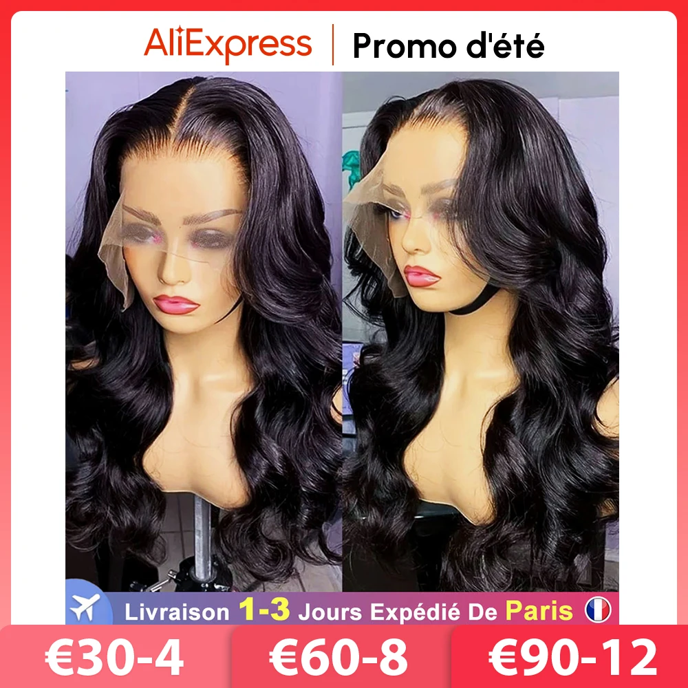 Cheveux Naturel BréSilienne Perruque Naturelle 4x4 Lace Front Wig Free
