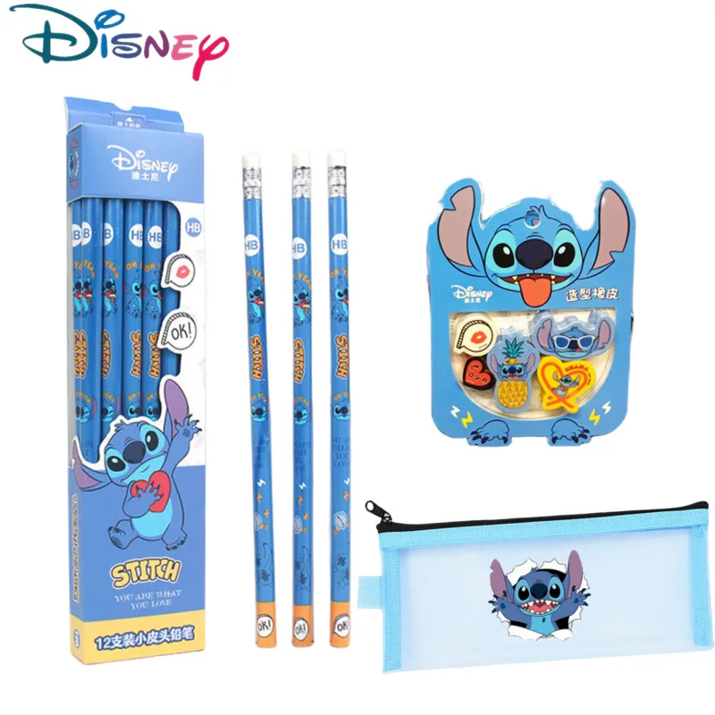 Kawaii Disney Stitch Anime Eraser Cartoon Stitch Figure Model Eraser Studentforniture Scolastiche Per Bambini Giocattoli Per Bambini Regali Di Natale