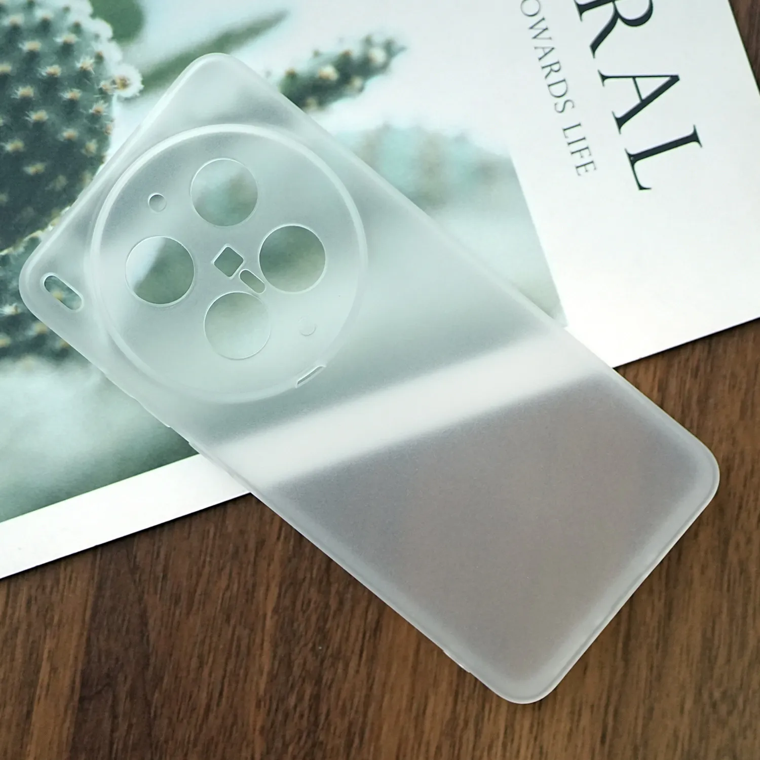 Fashion Magnetic Matte Transparent Shockproof Bumper Phone Case - Soft TPU Silicone Cover
