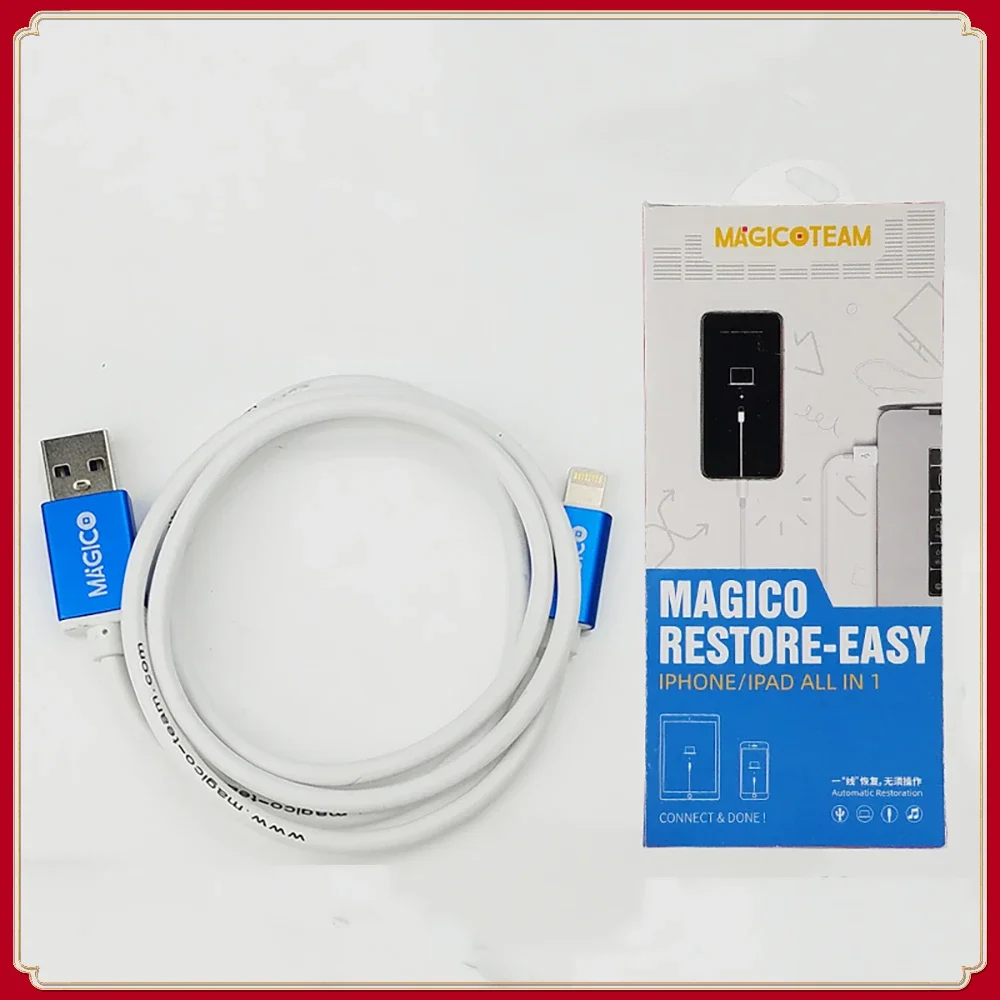 

Magico Restore Easy Cable for IPhone IPad Automatically Flashing Restoring DFU Mode Cable Online Check Motherboard Serial Number