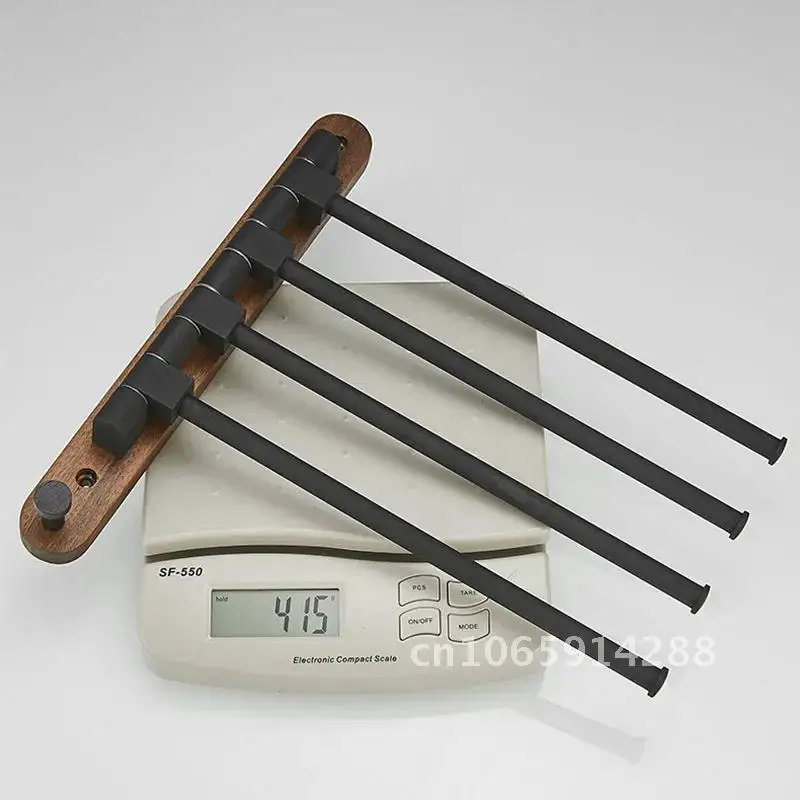 Wood 2/4 Swivel Towel Bars Hanger Rotatable Holder Bathroom Accessories Rack Mounted Wall Bathrobe Towel
