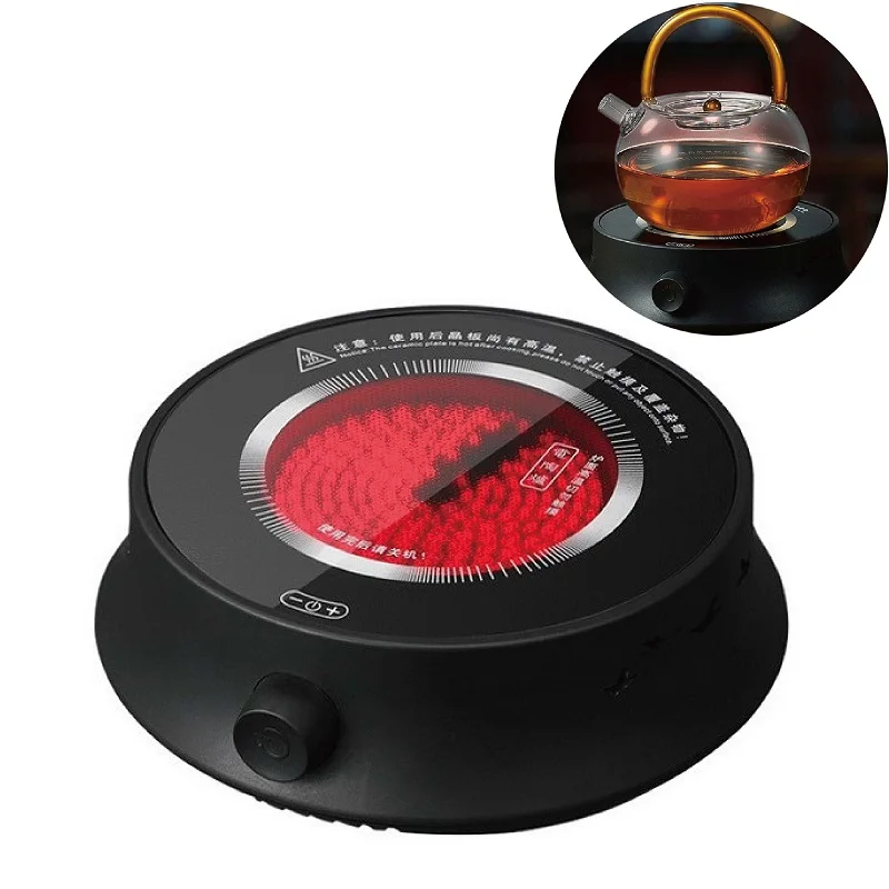 220V Mini Electric Stove Boiling Water Stove Household Tea Making Machine Multi-function Coffee Tea Heater Heating Stove 800W 1