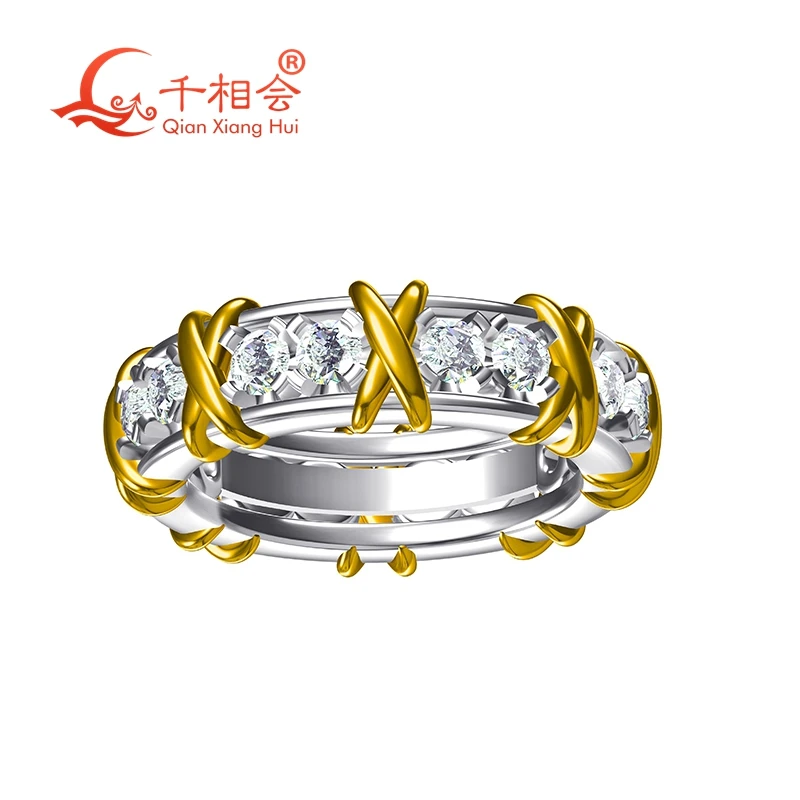 X 18k real yellow gold plated 3mm round D vvs moissanite  stone ring  925 Sterling Silver Jewelry  Ladies men Rings Engagement heart ring buckle belts women pu leather waist belt double rings jeans belts ladies pants party dress belts punk fashion