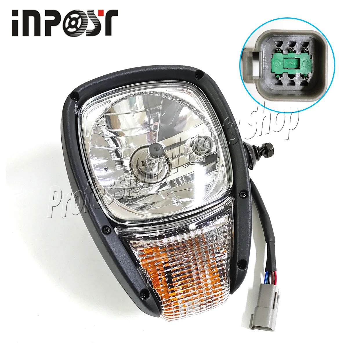 

7164374 телескопическая фара в сборе для погрузчика Bobcat T2250 T2556 T2566
