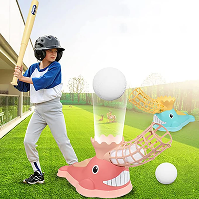 

Baseball Pitching Machine Toys for Kid Automatic Baseball Machine Training Learning Active Outdoor Sport Game Children Xmas Gift