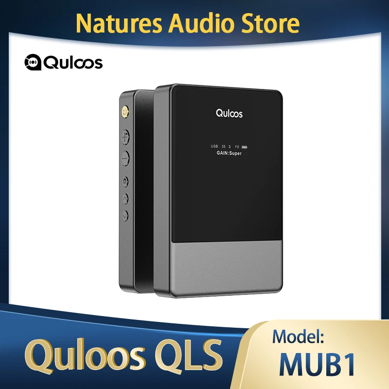 Quloos MUB1 Bluetooth Protable USB DAC Headphone Amplifier AMP 4 CS43131chips 1100mW Out put power LDAC APTX 3.5 4.4mm