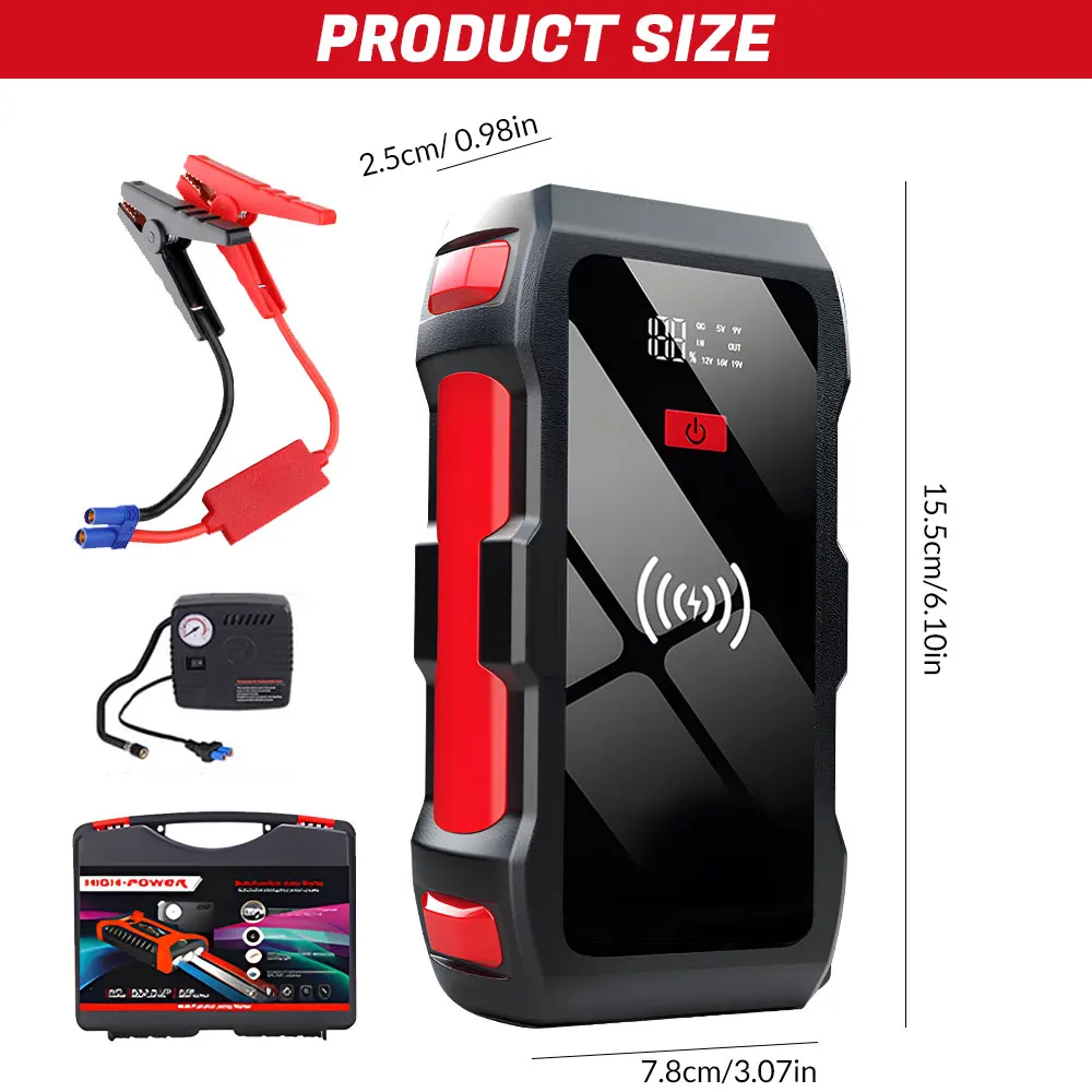 600A Car Battery Jump Starter 6