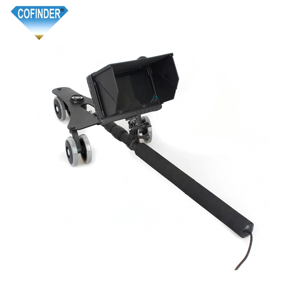 Cofinder Vehicle inspection mirror with camera videos pictures record under car 