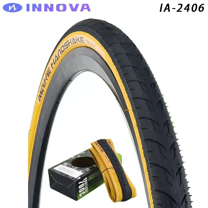 INNOVA PRO IA-2406 700x28c/32c/35c Yellow Edge Folding Anti-slip