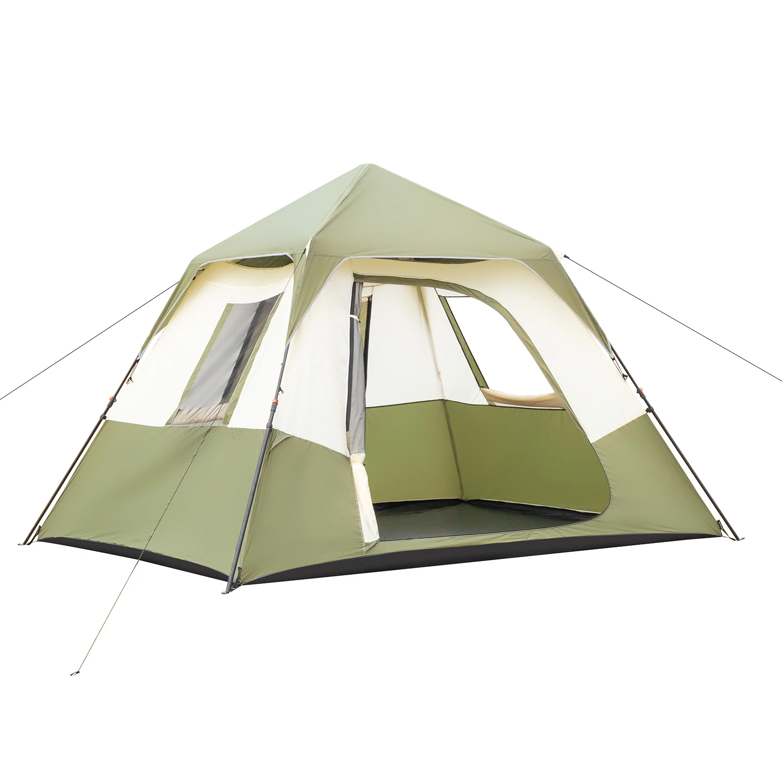 6 Person Camping Tent Setup in 60 Seconds with Rainfly & Windproof Tent with Carry Bag for Family Camping & Hiking 5