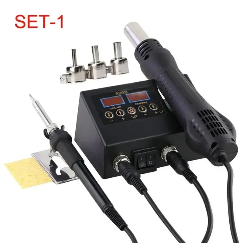 Electric Soldering Iron Welding Station with Dual Digital Display