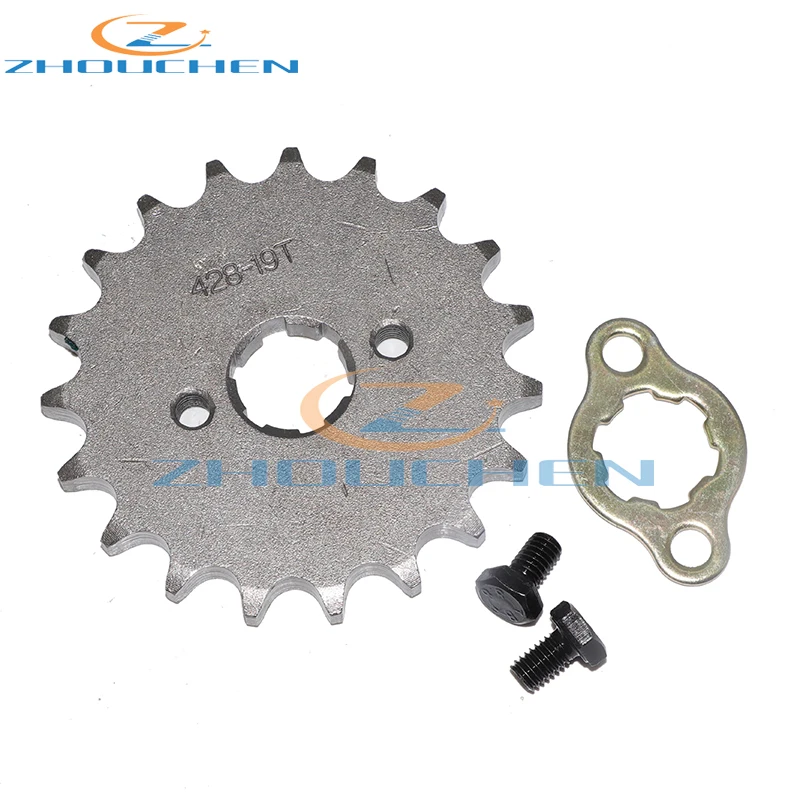 420 Chain 17mm 20MM 10 -19 Teeth Front Engine Sprockets For Taotao Kayo BSE Xmotos Apollo SSR 110 125cc Dirt Pit Bike ATV Quad
