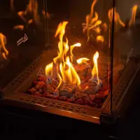 เตาผิงแก๊สลานกลางแจ้งโพรเพนหรือเครื่องทําความร้อนแก๊สบิวเทน 4