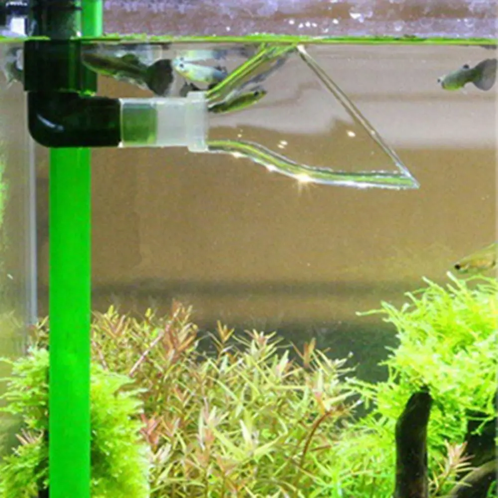 Practical 12/16/22mm water plant pipe outlet transparent acrylic aquarium pipe outlet detachable filter water home