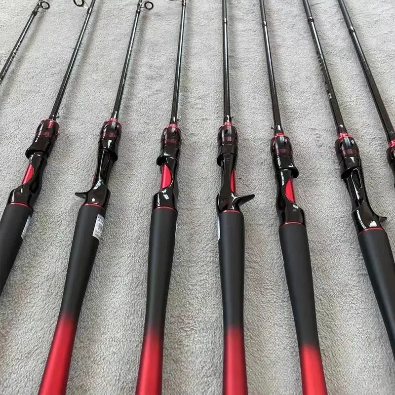 Ultra-Light Super Long Casting Fiing Rod Slip-Resistant Single Pole M+ML Double Tip Gun Handle Straight Handle Lure Rod