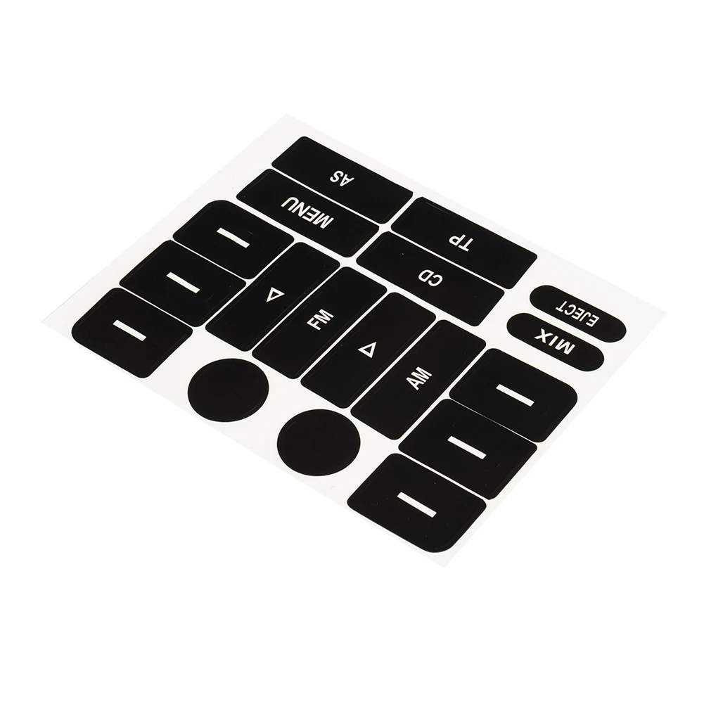

0 0 0 0 0 0 0 1pcs Car Radio Button Repair Sticker For Golf MK5 For Passat Radio Knobs Repair Sticker Worn Button
