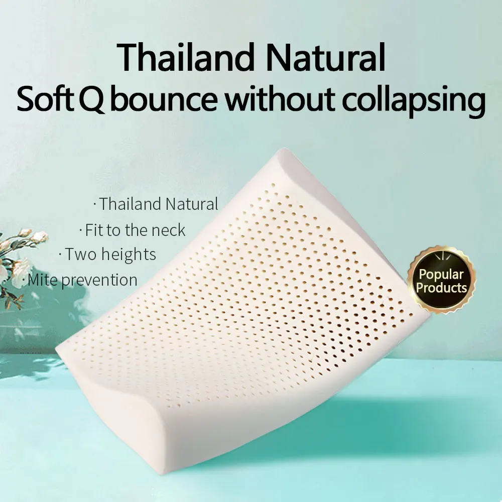 Orthopedic Latex Pillow Thailand Massage Memory Cervical Neck Pain