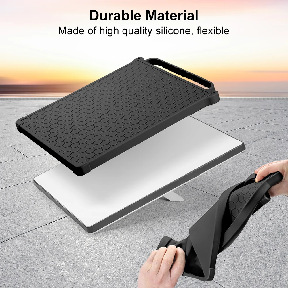 Starlink Mini Silicone Protective Case with Carabiner - Outdoor Portable Full Coverage Shell
