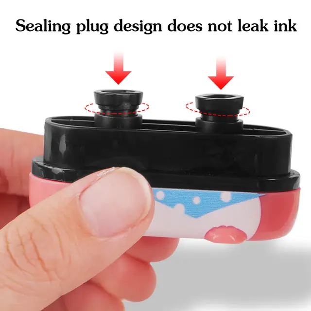 Cute Cartoon Children Seal Students Washed Non - Fading Fabric And Textile Stamps Security Name Stamptoy Baby Name Stamp DIY 6