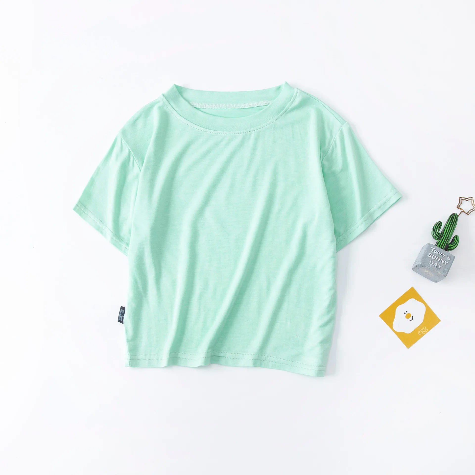 Cotton T Shirt Modal T-shirt Summer Korean Version Baby Girls Boys Tops Kids Clothes T-shirts Casual Fashion Short Sleeve Shirt Thin Infant Tee