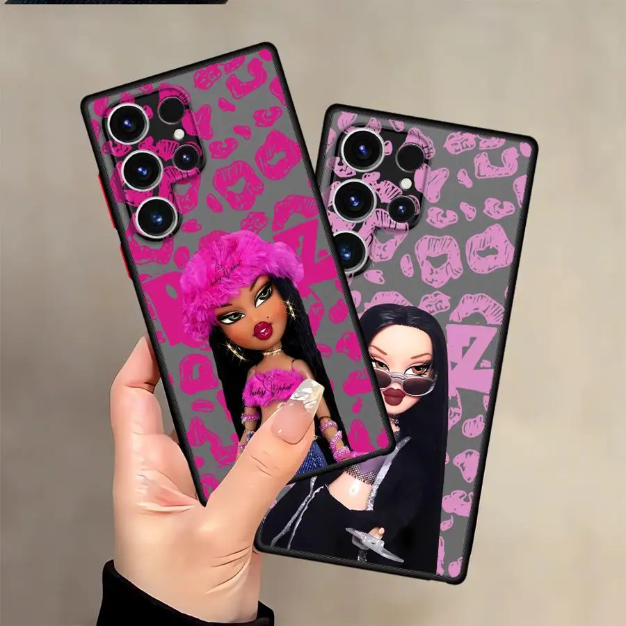 Stylish Fashion Doll Protective Phone Case - Sleek and Durable Back Cover