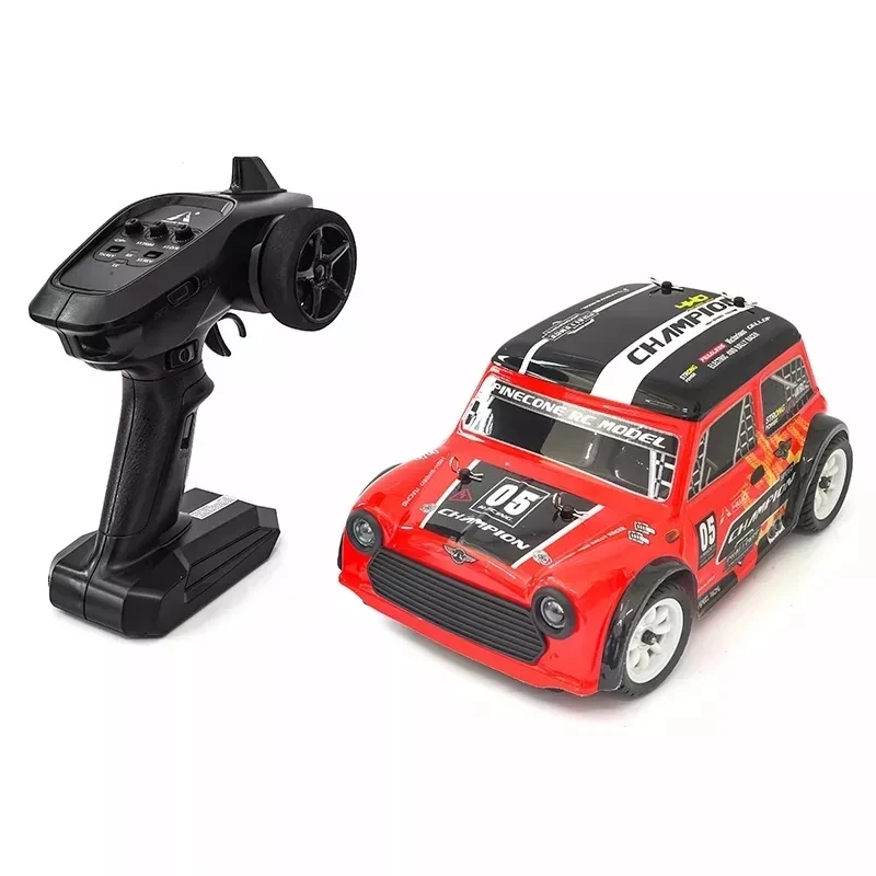 Coche Teledirigido RC Drift 1/16 A 30 Km/h Con Luces Delanteras Y Traseras, Control 2.4 GHz, Ideal Para Carreras Y Derrapes