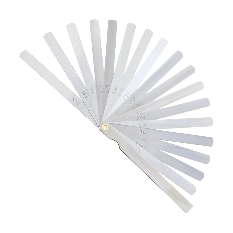 150A17 Feeler Gauge Metric Probes For Gap Sheet Gauge Blades Measurment Tools Spark Plug Set Leaf Filler Thickness