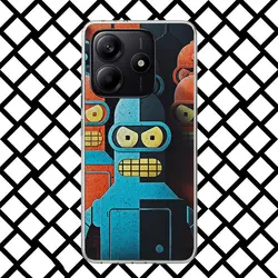 Futurama Cartoon Soft Phone Case Cover - Redmi Note 11E Pro (HA062 - 1)