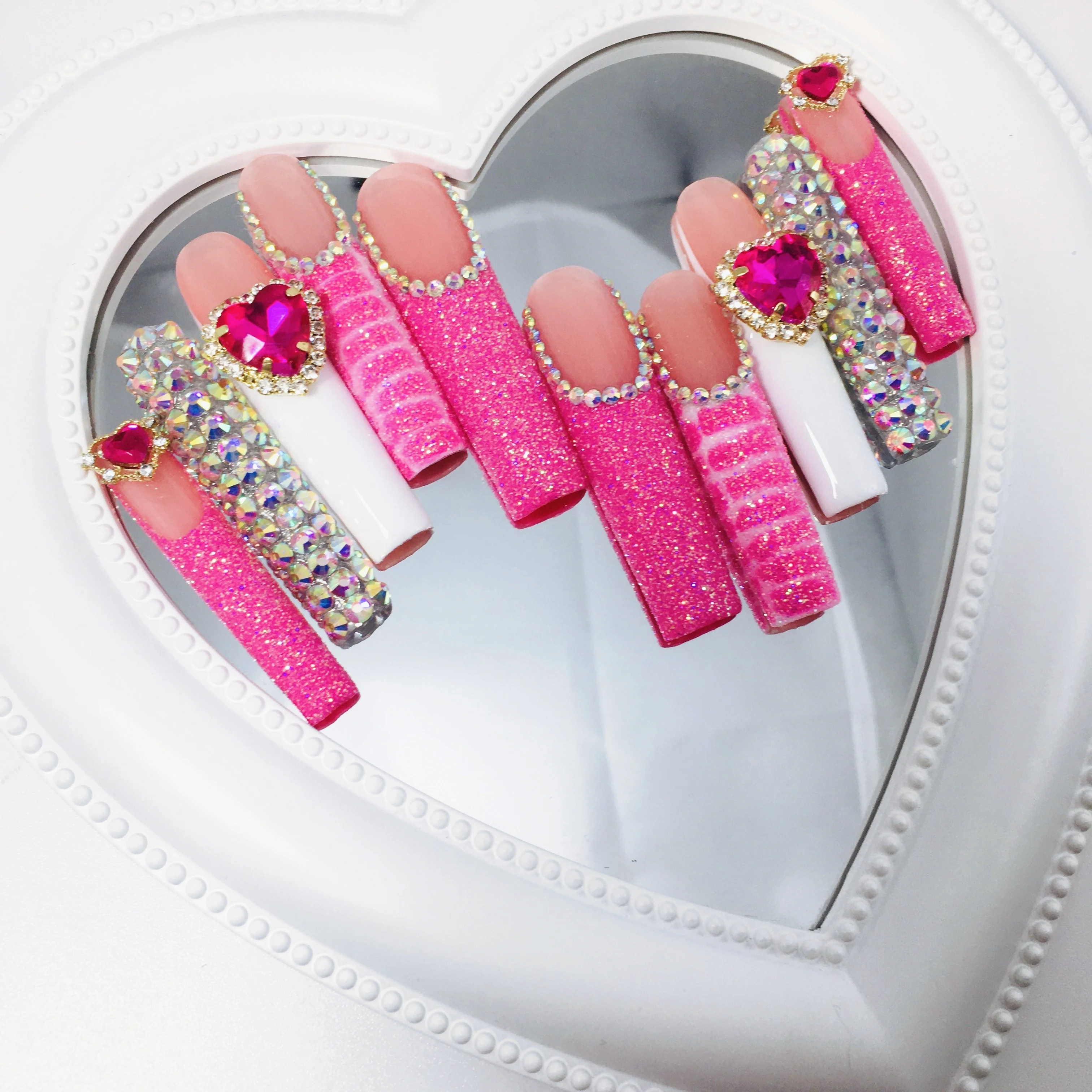 2024 New Design Low Price High Quality Long 3XL Handmade personalization Press on Nails