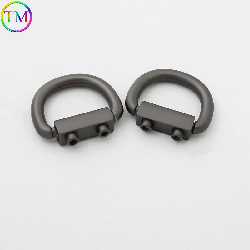 12mm 20 25mm Matte Black Metal Hanger Connector Hanger Arch Bridge Buckle Bag Side Clip Clasp For Handbag Hardware Accessories