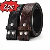 Genuine Leather Split Belt - 1/2 Packaging,Western Design - Suitable for Men and Women,Cowboys and Cowgirls Gear - Sturdy and st
