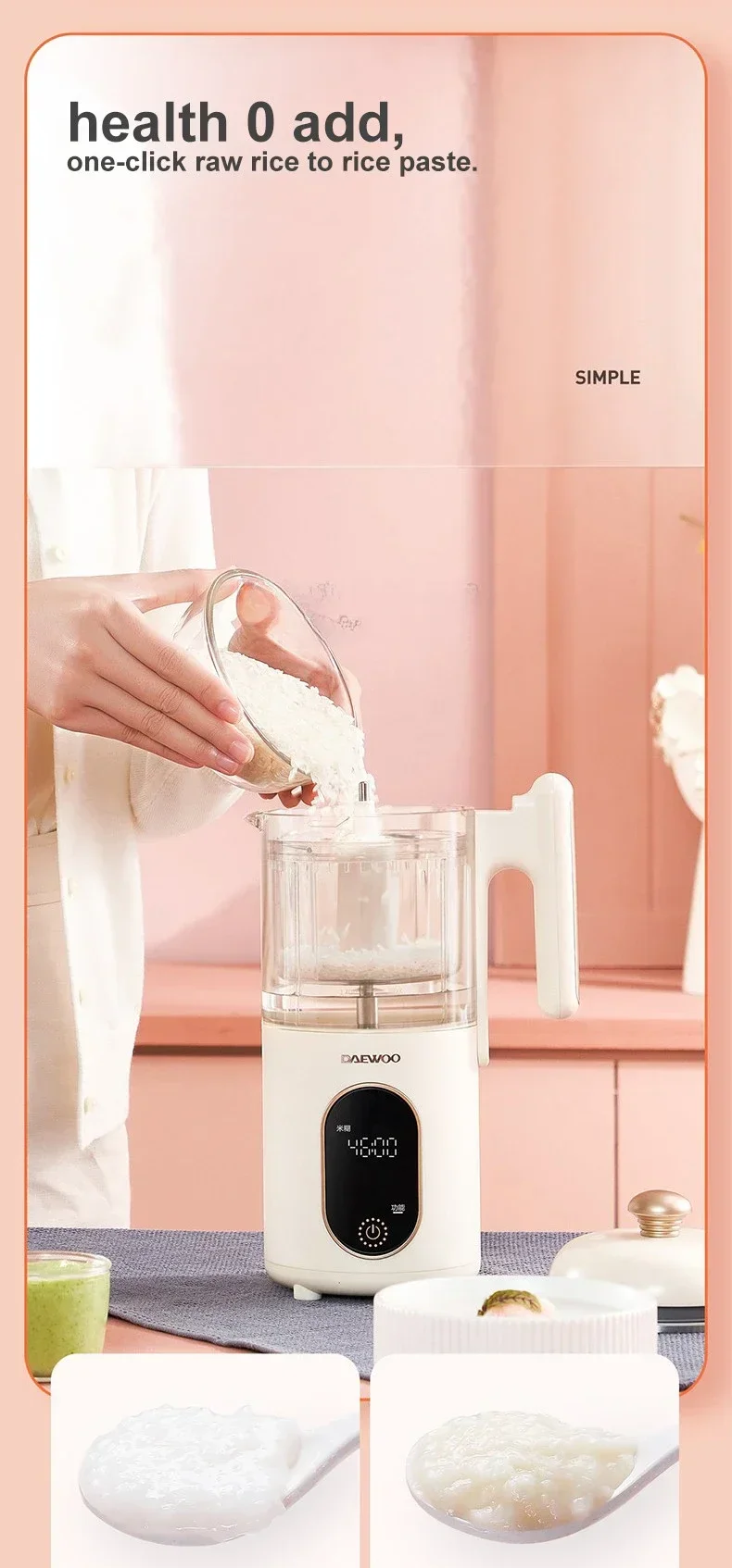 Description Picture 5 of itemMultifunction Baby Food Blender Mixer 250ML Household Baby Food Processor Automatic Steam Cooking Stirring Supplement