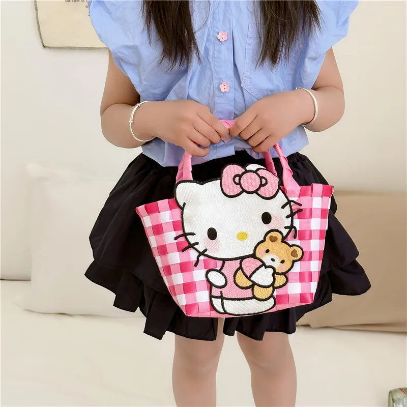 

Sanrio My Melody Kuromi Hello Kitty Shoulder Bag Casual Bag Large Capacity Bag Handbag Fashion High-end Kawaii Children Students