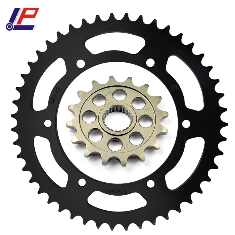 

Передняя Задняя звездочка мотоцикла LOPOR CNC 16/47 T для BMW 650 X Challenge K15 Country 2007 2008