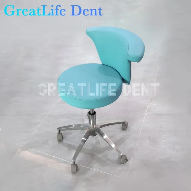 GreatLife Beauty Salon Barber Tattoo Dental B-ultrasound Embroiderer Comfort Saddle lifting Swivel Wheels Stool Doctor Chair