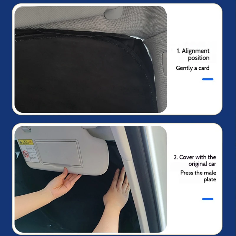 Car Sunshade Front Rear Window Curtain Car Windshield Sun Shade Covers Visors Auto Window Sun Curtain UV Protection Accessories
