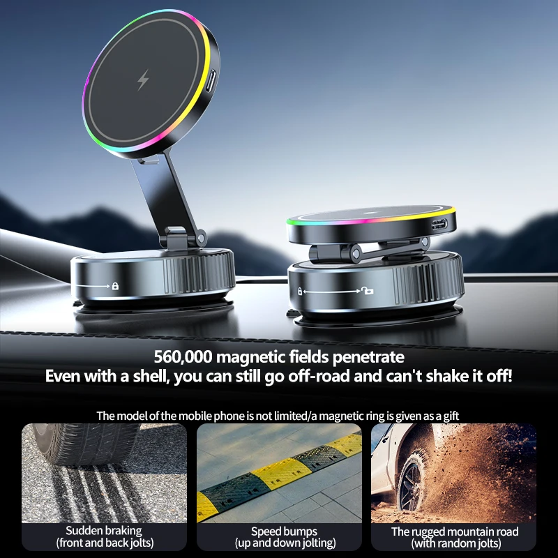 K&F CONCEPT Support Téléphone Magnétique Flexible, Support