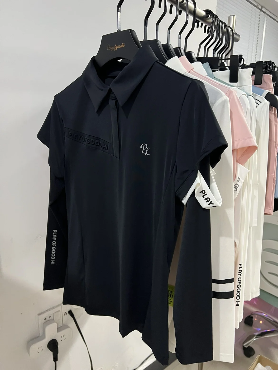 New Golf Clothing Women's Spring and Autumn Long Sleeve Top Slim Stretch Breathable Jersey Lady's Sports Golf Shirt