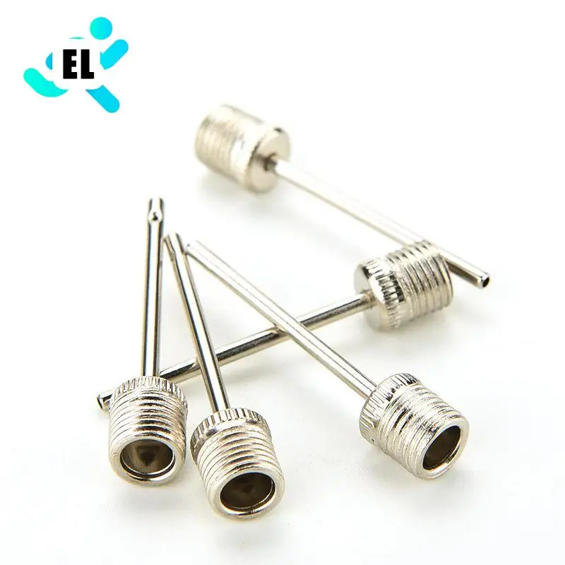 50PCS Sports Ball Inflating Pump Needle For Football Basketball Soccer Inflatable Air Valve Adaptor Stainless Steel Pump Pin