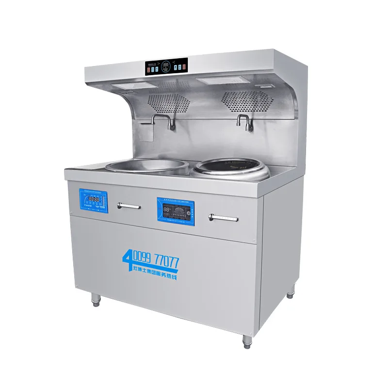 Commercial Frying Stoves Electrostatic Oil Removal Deodorization Combination Automatic Purification Oil Fume Integrated Stove - Image 6