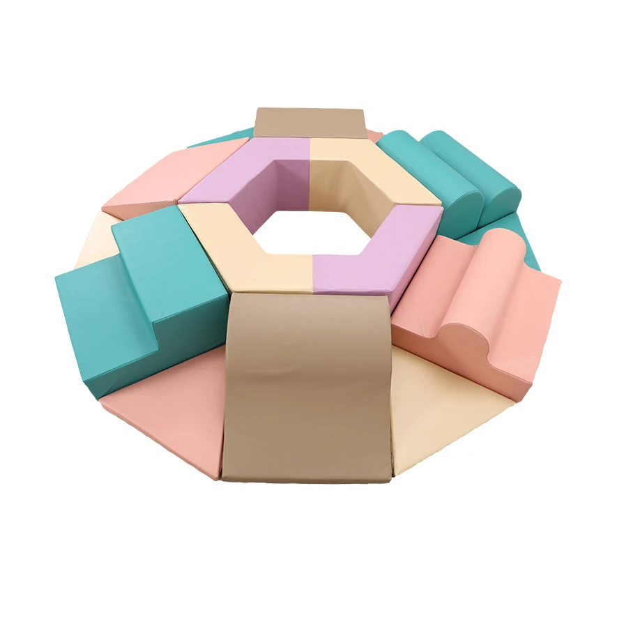 

EUR Standard Soft Package Comprehensive Playground Early Education Hall Children's Software Bobo Ball Pool Fence Slippery Stairs