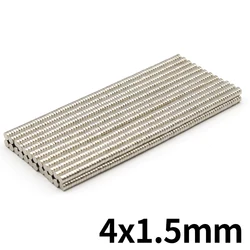 20/50/100/200/500/1000Pcs Small Round Magnet 4x1.5 Neodymium Magnet N35 4mm x 1.5mm Permanent NdFeB Super Strong Powerful Magnet