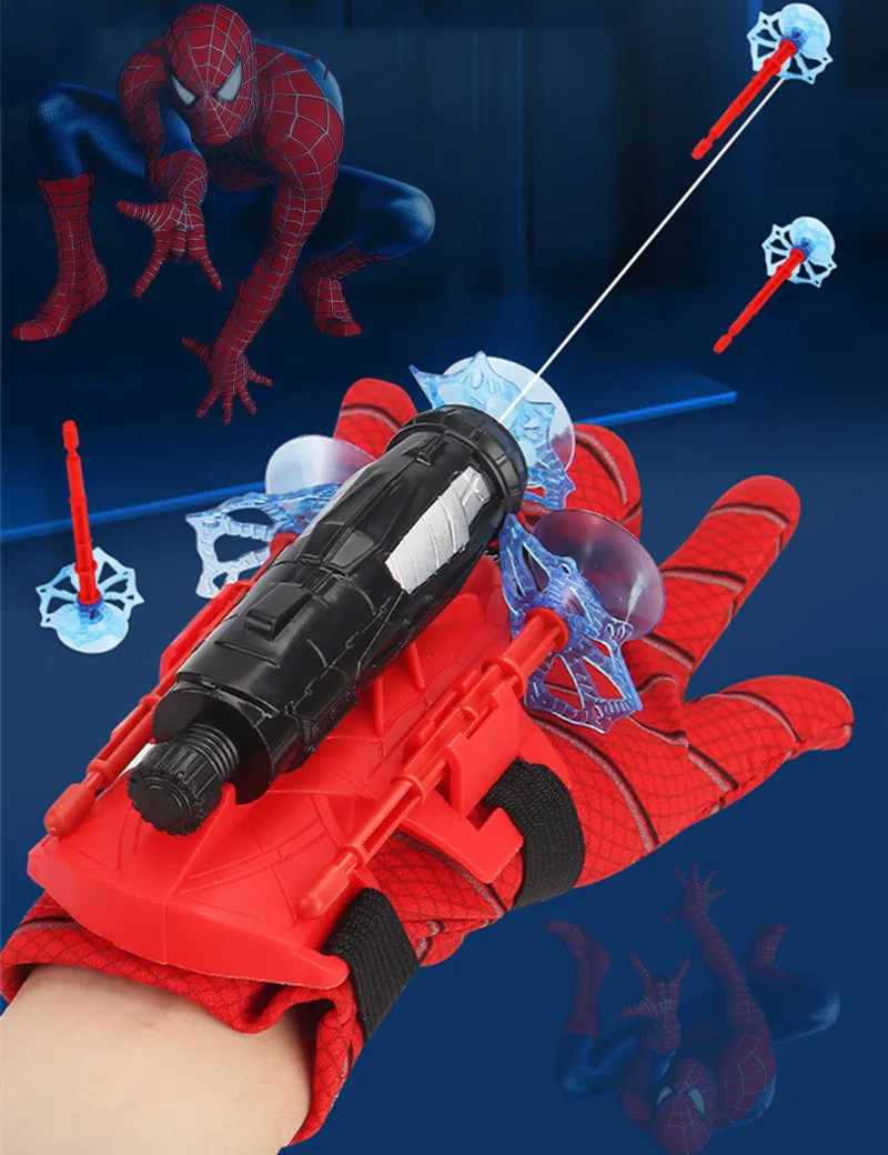 

Anime Figure Wrist Launcher ML Legends Spiderman Shooters Toys Spider Man Cosplay Accessories Props Gloves Gift kids Toy